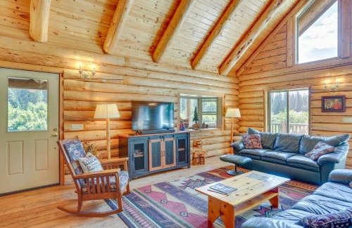McCloud Casa | Log Home on 60 Private Acres By Mt Shasta Ski Park