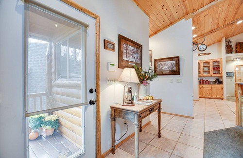 Big Bear Lake Cabina | Nuevo Log Style Cabin Moonridge, 3bd, 3ba, Sleeps 10, Walk To Slopes, Ntl. Bosque