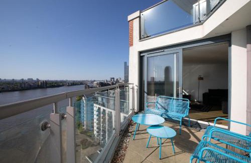 Island Gardens Apartamento | London Thames River Stunning Views 2BR 2 Bath 2 Balcony Sleeps Family of 6