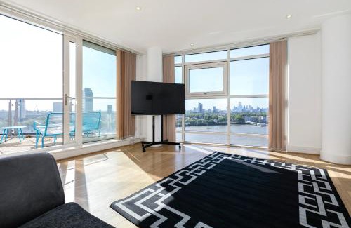 Island Gardens Apartamento | London Thames River Stunning Views 2BR 2 Bath 2 Balcony Sleeps Family of 6
