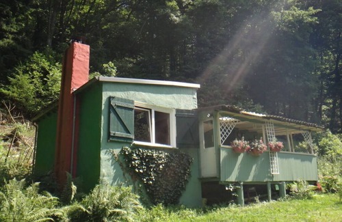 Longkamp Casa | Solitaria cabaña de montaña al borde del bosque