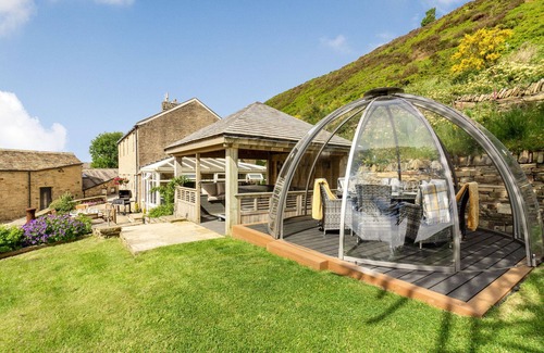 Hepworth Cabaña | LONG ING FARM, admite mascotas en Hade Edge, Yorkshire, Ref 993440