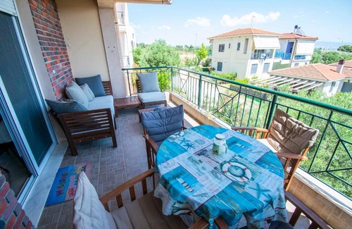 Nea Fokaia Casa | Long Seaview Apartment by RentalsPro - Nea Fokaia Halkidiki
