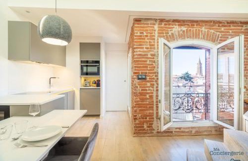 Toulouse City-Centre Apartamento | Lorraine - Vue St-Sernin - Hypercentre - Capitole