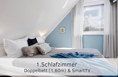 Burg auf Fehmarn Apartamento | Lotsenbude Fehmarn, perfekt für Familien & Paare, Nähe Hafen Burgstaaken