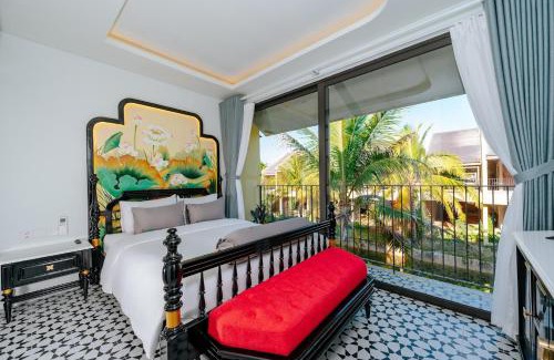 Cam Ha Villa | Lotus Villa Hoi An-3Brs-Pool-river view, 5 minutes to AB Beach