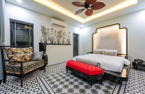 Cam Ha Villa | Lotus Villa Hoi An-3Brs-Pool-river view, 5 minutes to AB Beach