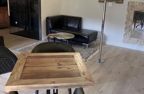 Bieuzy Cabaña | Gîte-Romántico-Bañera de hidromasaje-Vista al campo