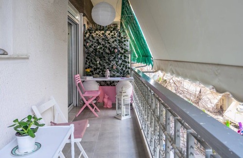 Kallithea Apartamento | Lovely 1 Bd apt in Kalithea with Balcony