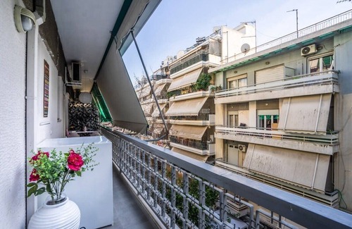Kallithea Apartamento | Lovely 1 Bd apt in Kalithea with Balcony