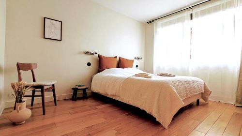 Republique–Point-du-Jour Apartamento | Lovely 2 Bedrooms, calm, Paris Boulogne 6p
