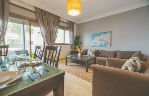 Skhirat Plage Apartamento | lovely 2 bedroom vacation home with pool/beach