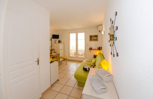 Les Bormettes Apartamento | Nice Studio 2 pers a 250 metros de la playa con piscina climatizada y tenis (101)