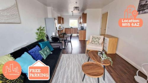 Chorlton-on-Medlock Apartamento | Lovely 3 Bed Close to Centre by City SuperHost