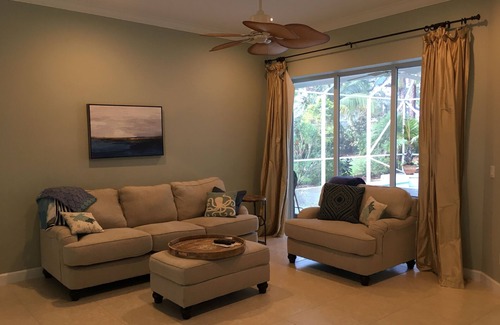 Palm City Casa | Encantador 4bed con piscina privada, comunidad cerrada tranquila en la Costa del Tesoro de Florida