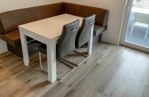 Norddeich Apartamento | Bonito apartamento para 6 personas con WIFI, TV, patio, mascotas permitida y aparcamiento