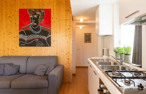 Colico Piano Casa | Bonito apartamento en villa para 4 personas con WIFI, terraza y aparcamiento