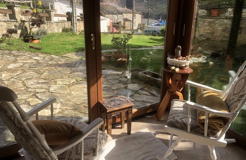 Porto do Barqueiro Cabaña | Preciosa casa rural con jardín junto al mar de las Rías Altas