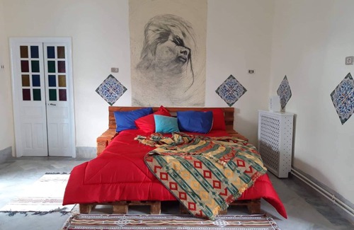Sidi Bou Said Casa | Encantadora habitación doble con una vista maravillosa y todas las comodidades.