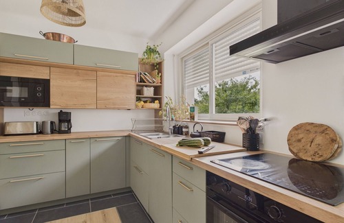Fouesnant Chalet De Esquí | Lovely house for 6 – Large garden and barbecue