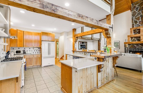 Alki Casa | Lovely, open home with water views, scenic deck, & 2 fireplaces - near Seattle