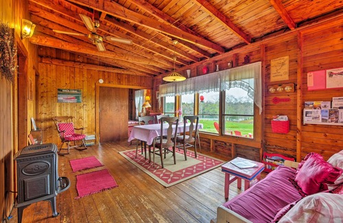 Waldoboro Cabina | ¡NUEVO! 'Raspberry Cottage' con bote de remos en Back Cove!