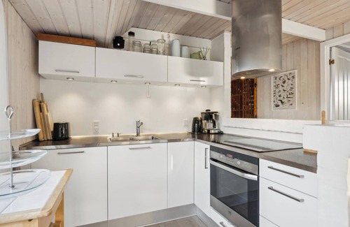 Sondervig Cabaña | Lovely thatched holiday home with a large annex - 1029