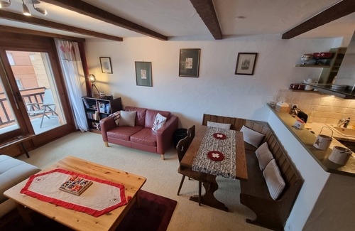 Verbier Condominio | LOVErbier central apartment with 2 bedrooms, kitchen, pool, views