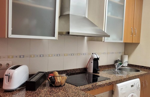 Playa de Vera Apartamento | BAJO en PRIMERA LÍNEA de Vera con piscina privada!