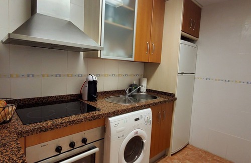 Playa de Vera Apartamento | BAJO en PRIMERA LÍNEA de Vera con piscina privada!