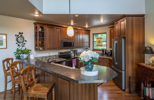 Nebo Casa | Lower rates/flexible calendar Waterfront Home w/ Private Dock and Mountain Views