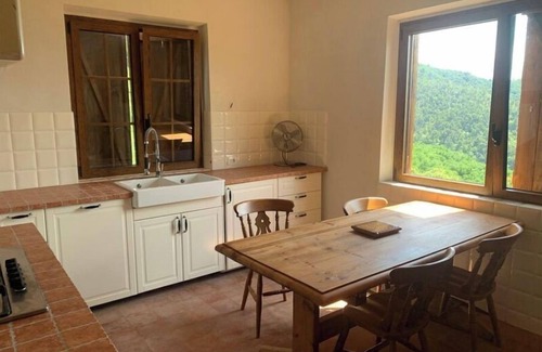Nozanno Otro | Lucca Tuscany Olive Farm house 4 bedrooms Terrace views of Tuscany with pool