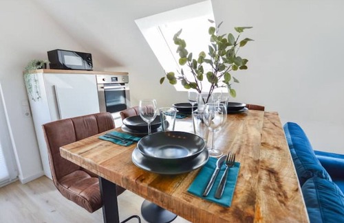 Brackwede Apartamento | Luftig, Leicht & Lebensfroh - Loft Wi-fi TV