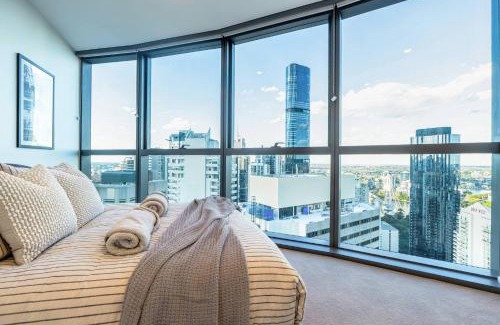Brisbane Central Business District Apartamento | Luminair - Luxury Above the Botanic and Rivers Bend, Queens Wharf Residence Level 29 3Bedroom Luxury Stay