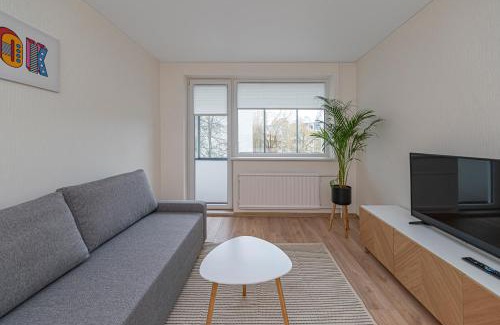 Kaunas Apartamento | Luminious apartment with balcony by Polo Apartments