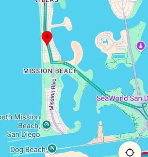 Mission Beach Apartamento | Luna Azul, cozy condo only steps to Mission Beach! Free Internet