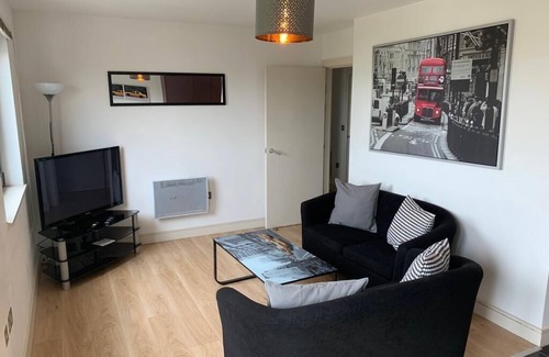 Atlantic Wharf Apartamento | Lush Cardiff Bay Apartment with Secure Parking and Fast Wifi