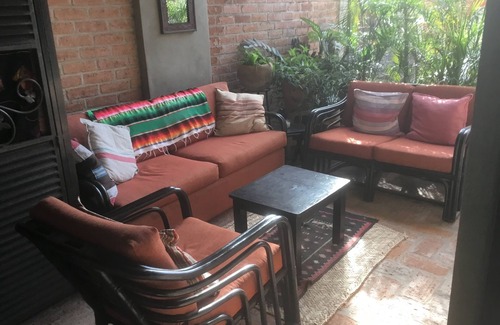 El Caloso Condominio | Lush private courtyard and patio, 2 bd 2 bath,short walk to market & Old Town.