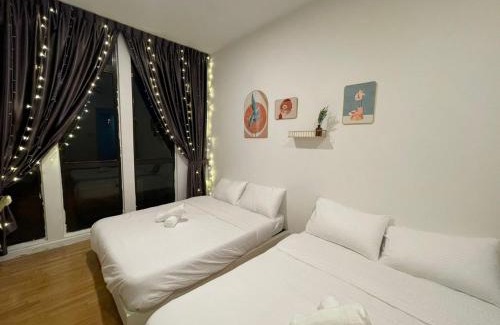 Iskandar Puteri Apartamento | Lux 3BR max 25pax Projector 160inch Netflix Iskandar Puteri near Legoland