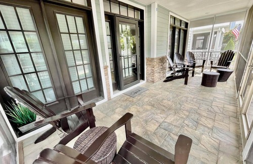 The Pines Casa | Lux 6BR Home w/ Private Saltwater Pool – Walk to Beach, Dining & Boardwalk!