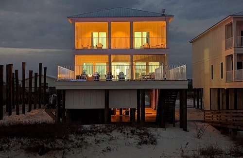 Southpointe Casa | Lux Beachfront w/ Private Gas Heated Pool, Elevator, Indoor/Outdoor Game Rooms