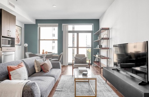 Mount Vernon Triangle Apartamento | Lux Mount Vernon 1BR w/ Gym, Rooftop, W/D, walk to Metro, by Blueground