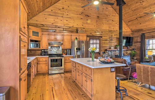 Pearcy Cabina | ¡NUEVO! Log Cabin de lujo privado cerca de Hot Springs