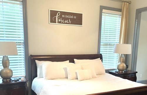 Appling Casa | Luxe home with pool, near lake, golfing & more. Great for family vacations.