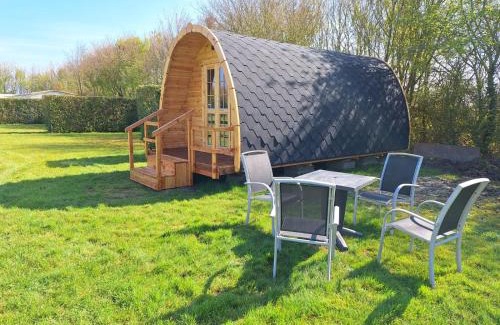 Aagtekerke Chalet De Esquí | Luxe Houten Pod nr 4 Aagtekerke Dichtbij Zee en Natuur