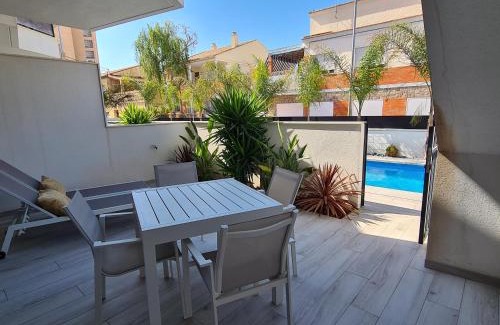 Santiago de la Ribera Apartamento | Luxe nieuwbouw appartement op 50m van de zee