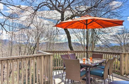 Lake Lure Casa | Luxe Rumbling Bald Home with Deck and Mountain View