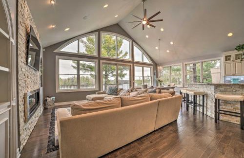 West Branch Casa | Luxe Waterfront Home with Private Lake Access!