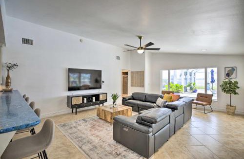 Caloosahatchee Casa | Luxe Waterfront Home with Pool and Dock in Cape Coral