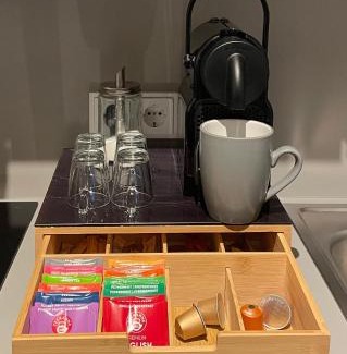Schoenefeld Apartamento | Luxeriöses Penthouse Apartment am BER Flughafen